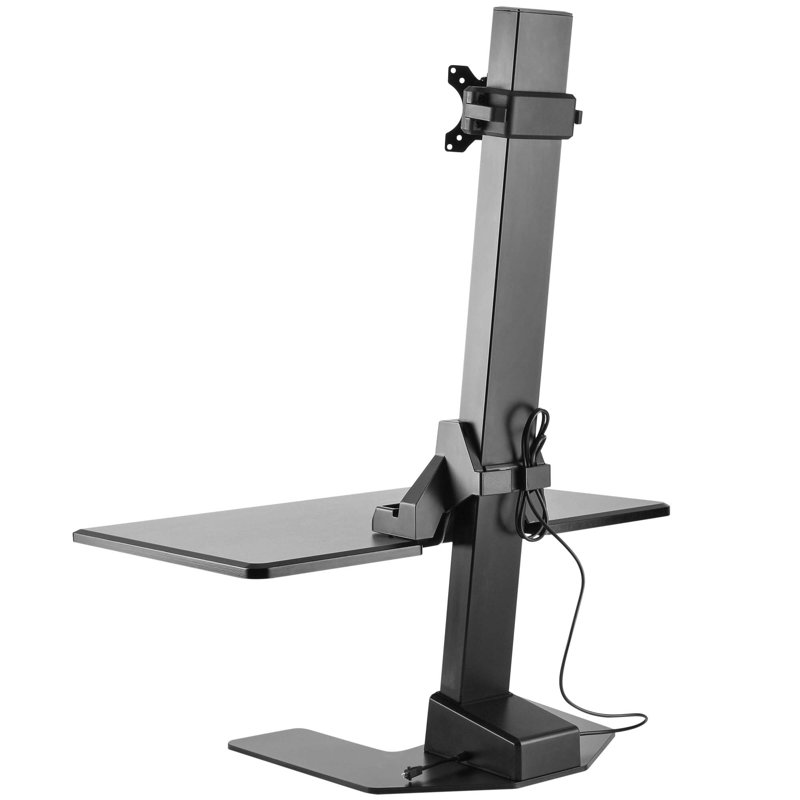 VonHaus Electric Single Monitor Riser Standing Desk Converter Wayfair